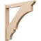 Ekena Millwork 5 1/2-in W x 40-in D x 40-in H Balboa Slat Rough Cedar Woodgrain TimberThane Outlooker, Primed Tan OUTUR055X40X40BOA24RCPR - alternate 1